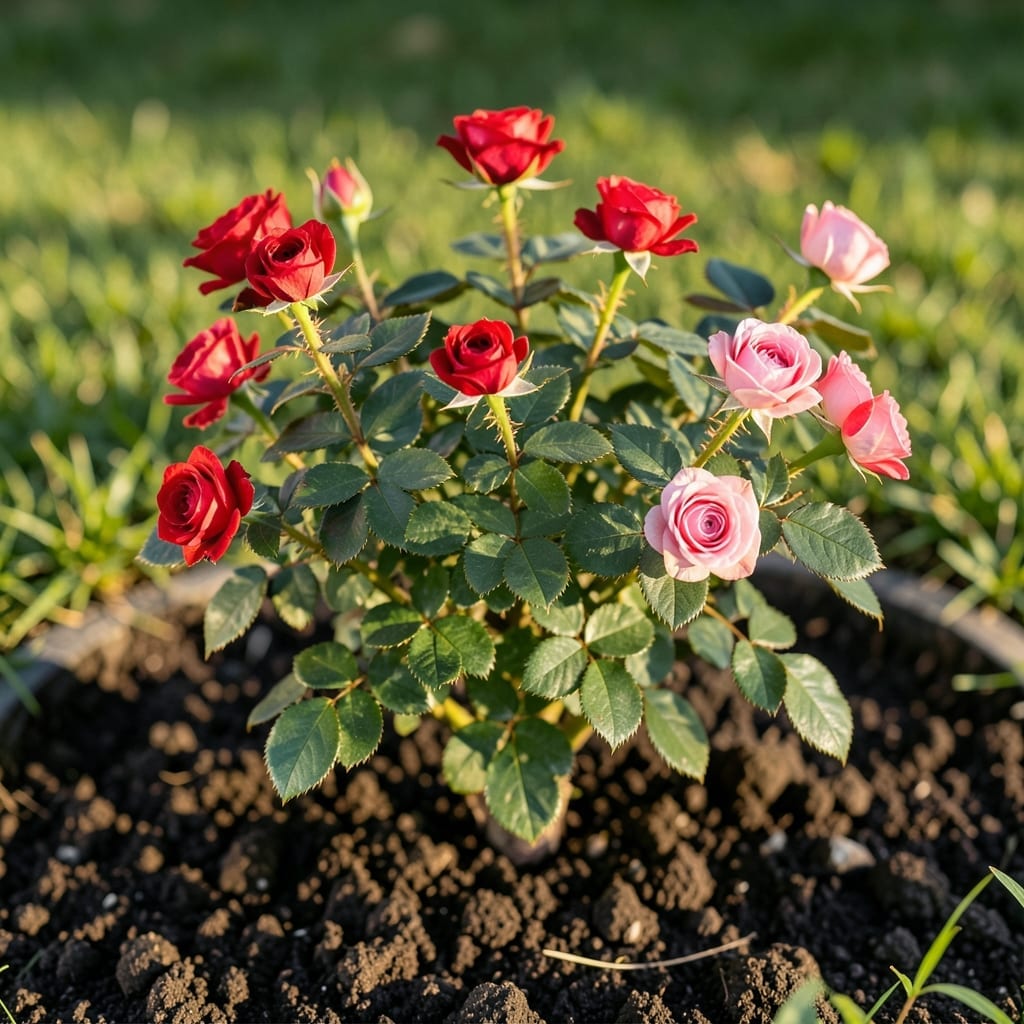 How Big Do Mini Rose Bushes Get: Typical Height and Spread for Gardeners