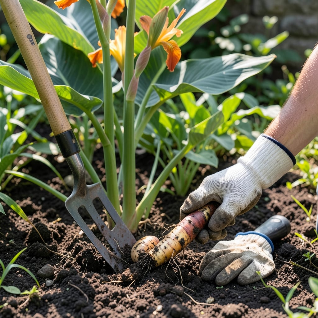 Can I Dig Up Canna Bulbs Before the First Frost: When and How to Do It Safely