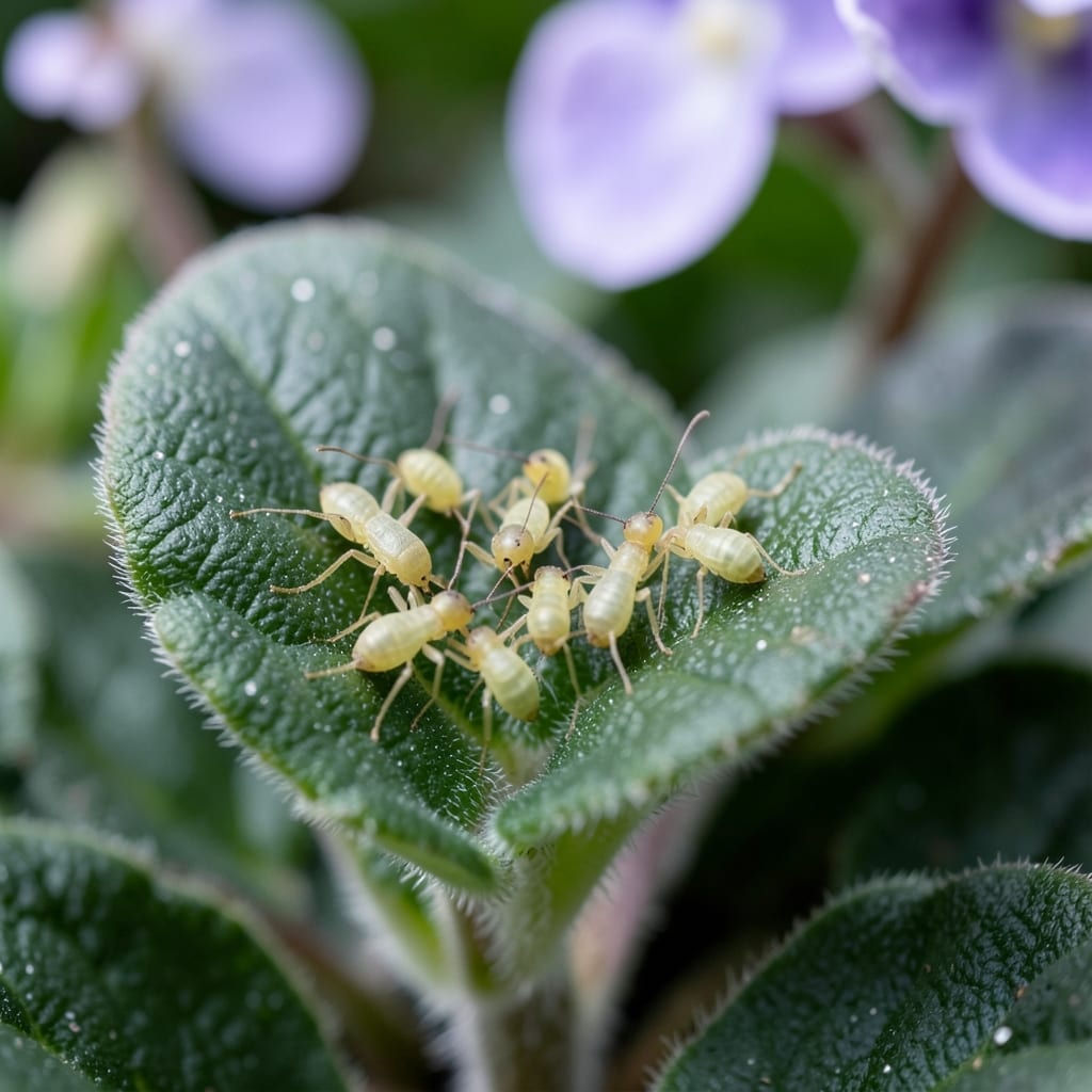 Aphids on African Violets: Gentle Soap Solution for Instant Relief