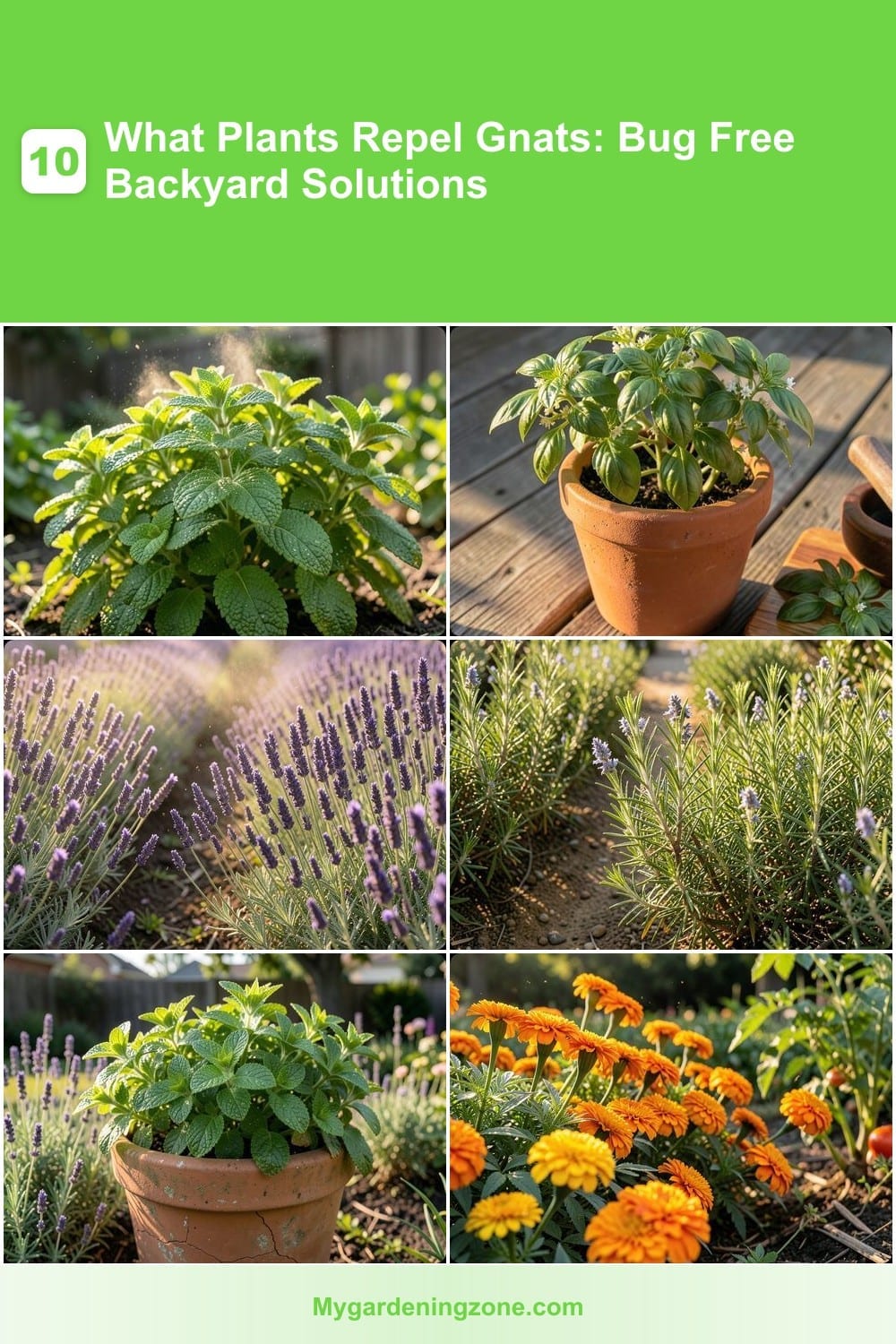 10 What Plants Repel Gnats: Bug Free Backyard Solutions