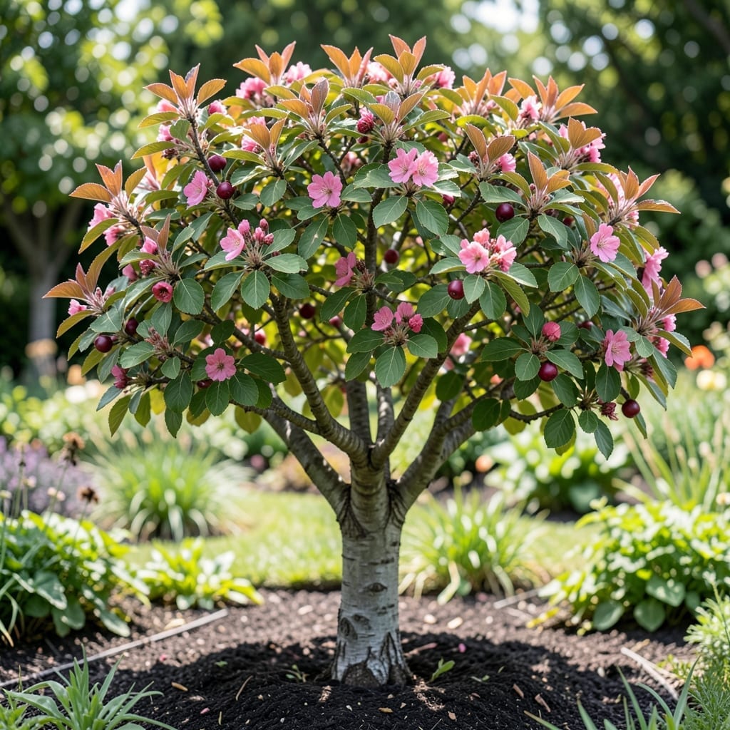 Mature Prairie Fire Crabapple Tree: Care and Growing Guide