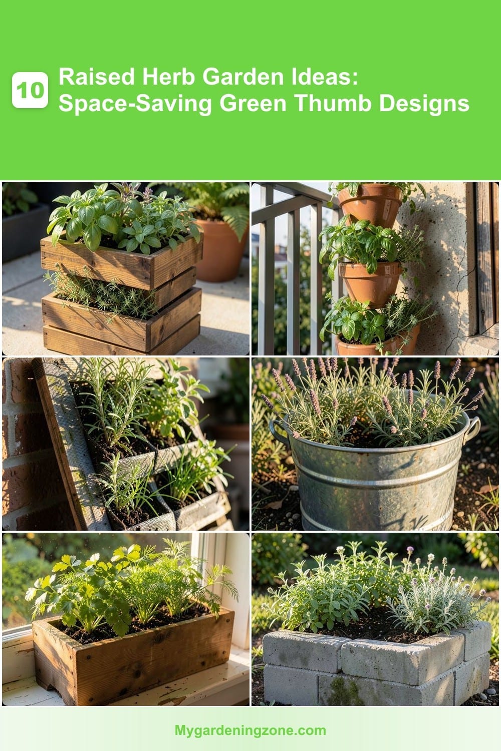 10 Raised Herb Garden Ideas: Space-Saving Green Thumb Designs