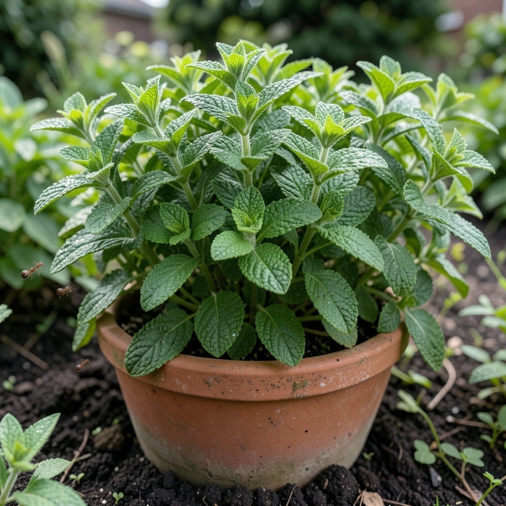 Peppermint Plant for Ant Control