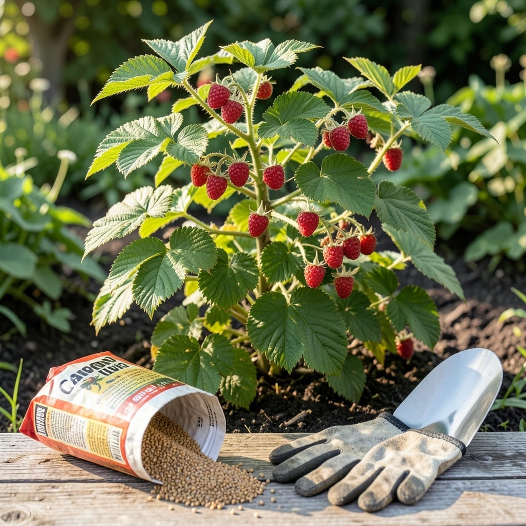 Fertilizer For Raspberry Plants: Boost Yield With Pro Nutrient Mix