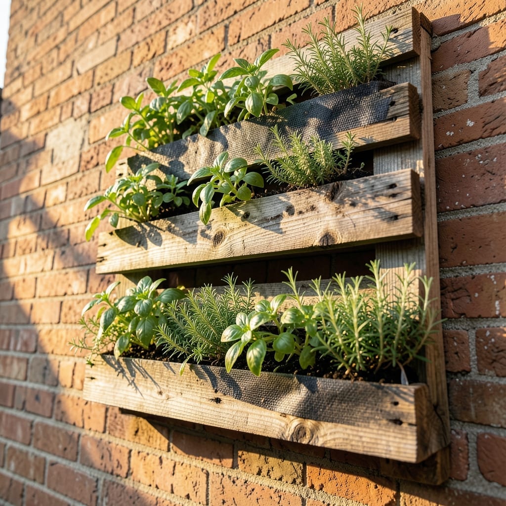 Vertical Pallet Garden
