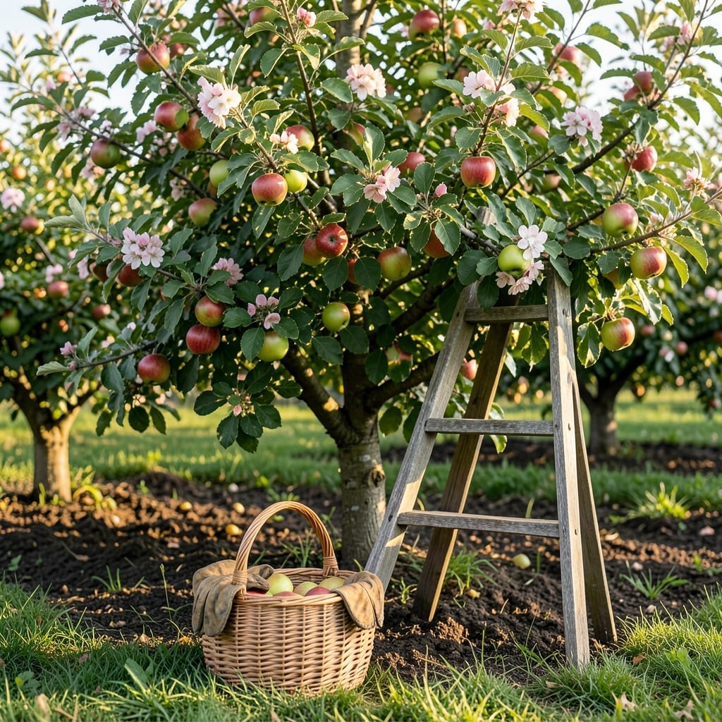 Apple Tree Harvest: Stem Slip and Color Clues for Sweet Picks
