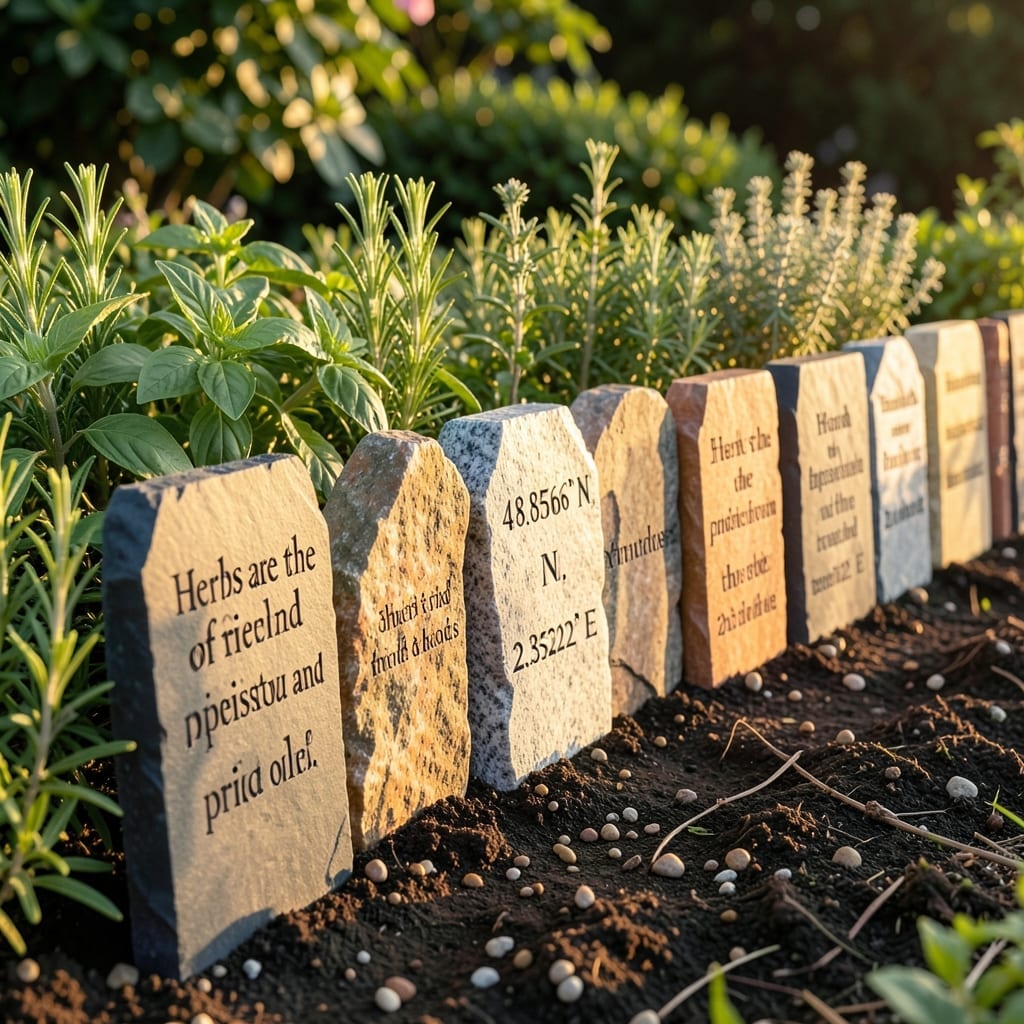 Customized Garden Stone Marker