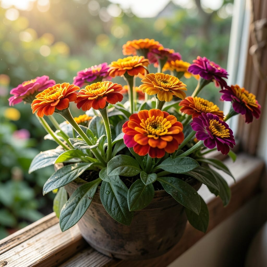 Thumbelina Zinnias