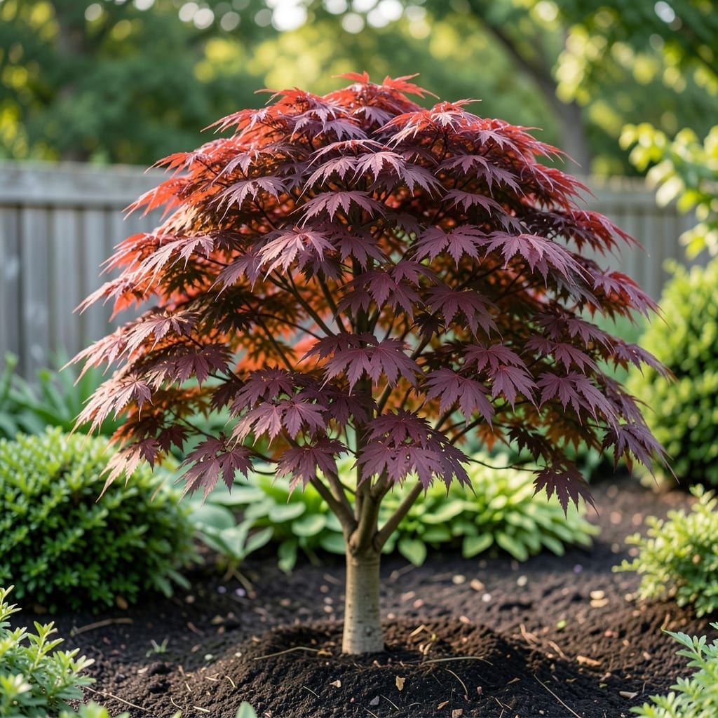 Mature Bloodgood Japanese Maple: Care Tips for Vibrant Foliage