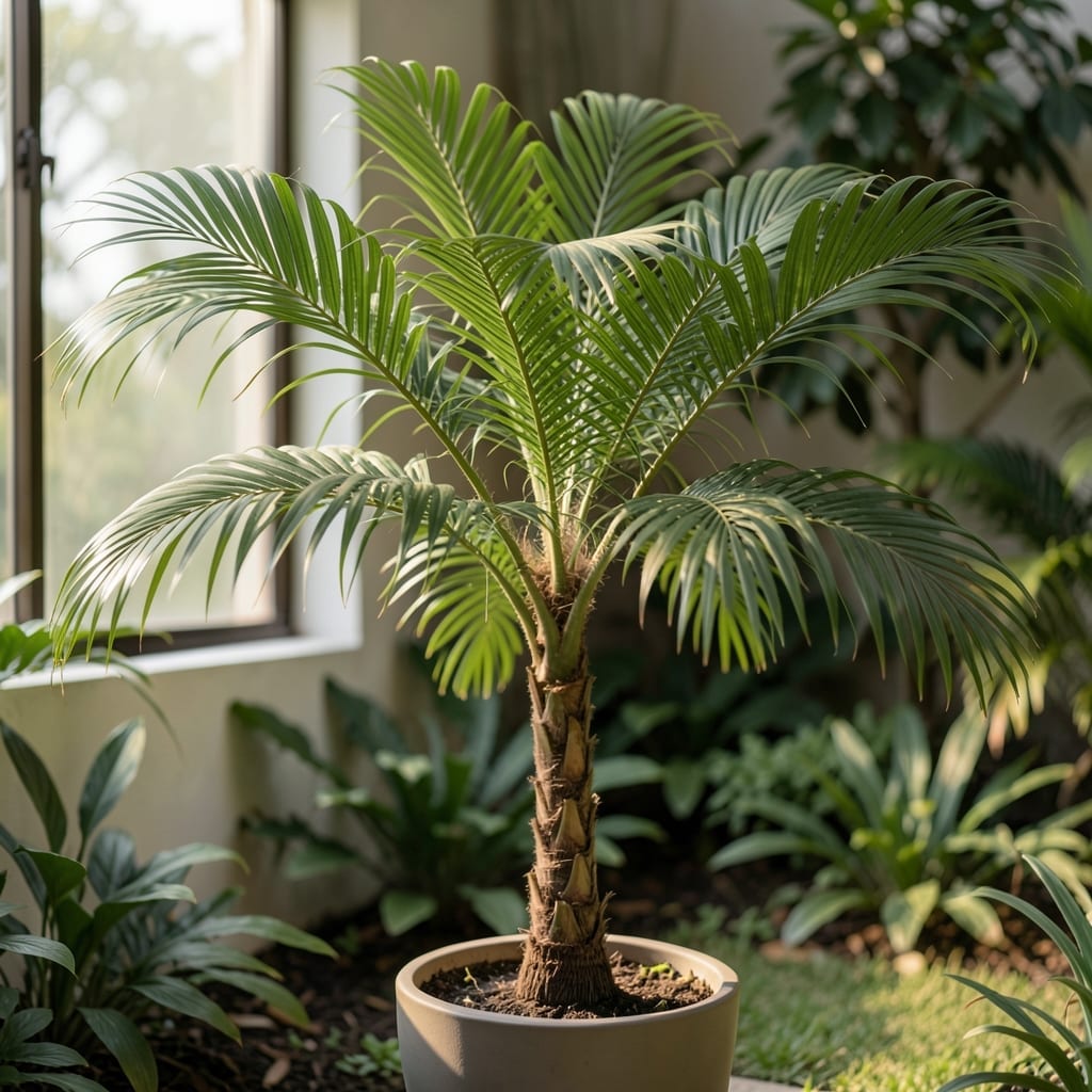 Parlor Palm with Feathery Fronds