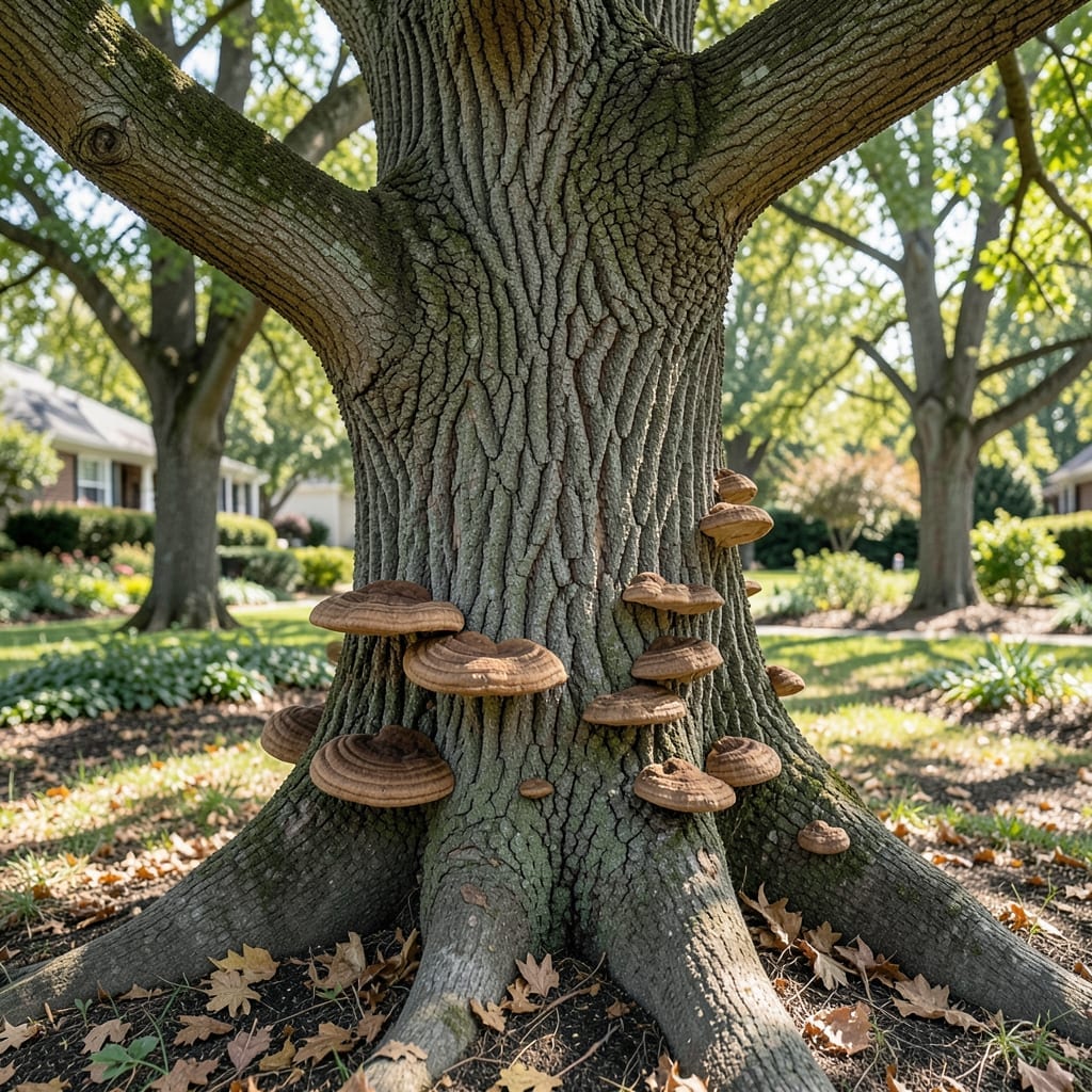Brown Fungi On Tree: Identification and Natural Removal Methods
