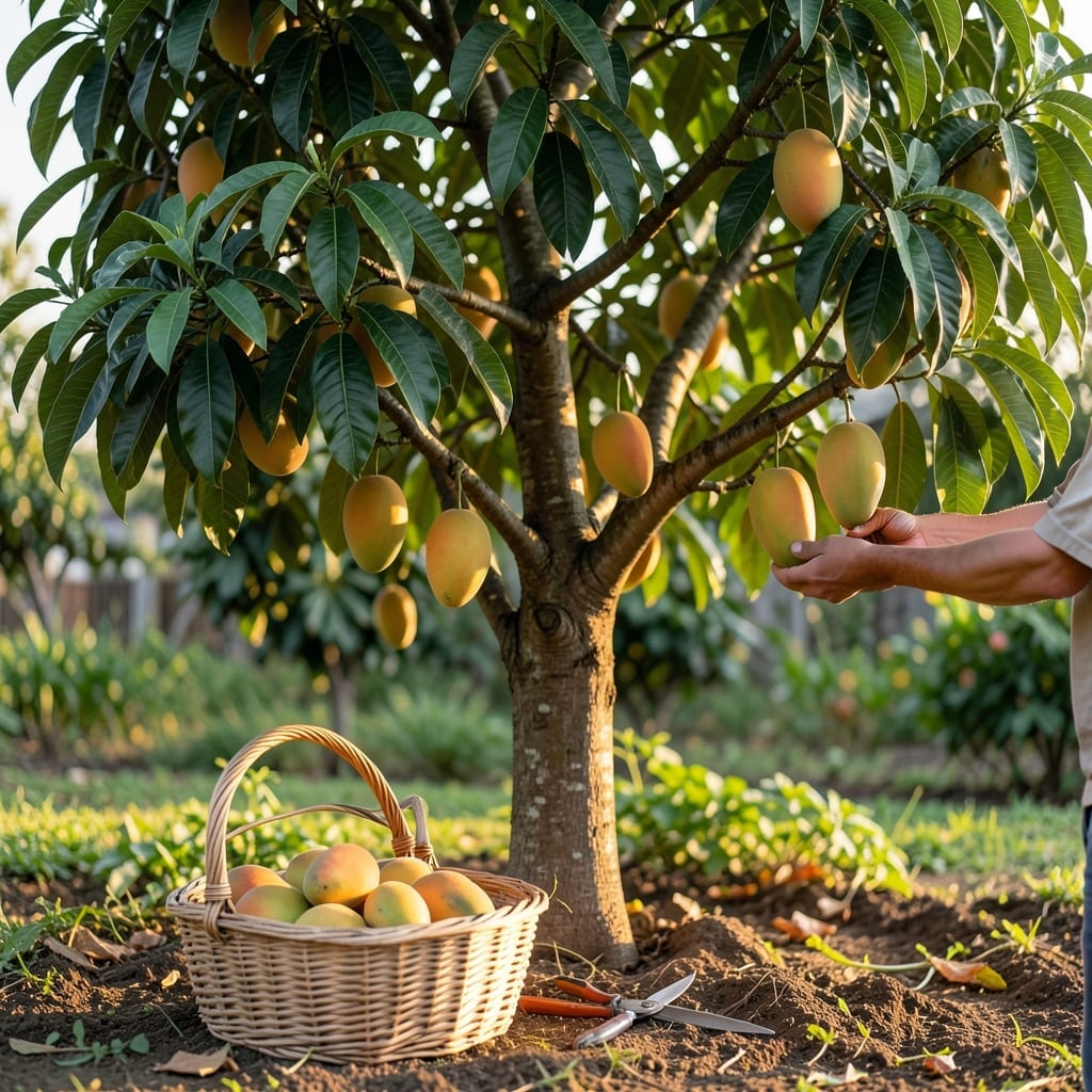 Mango Tree Harvest: Ripeness Signs and Picking Methods