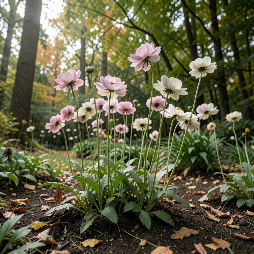 Japanese Anemones for Elegance