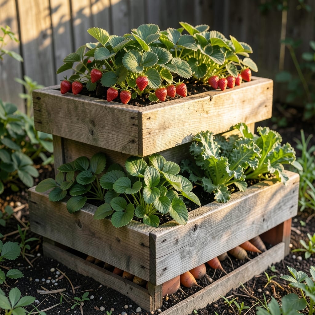 Stacked Tiered Planter System