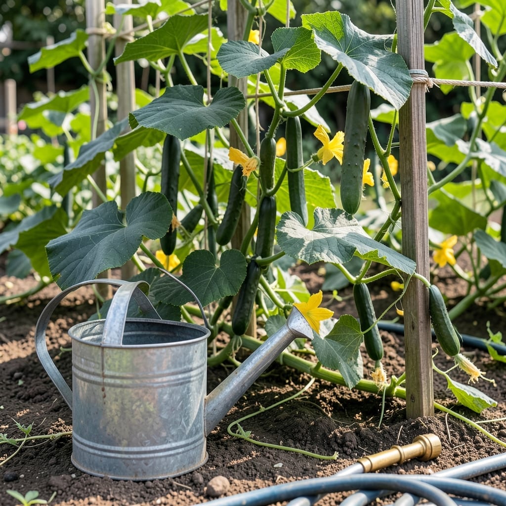 How to Water Cucumbers: Deep Soak Method for Bigger Harvests How to Water Cucumbers: Deep Soak Method for Bigger Harvests