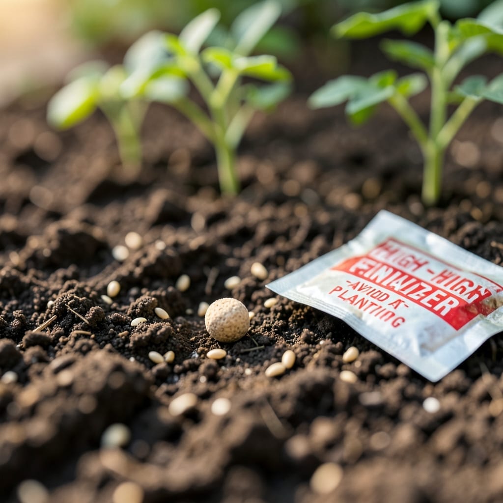 Fertilizing Direct-Sown Tomato Seeds