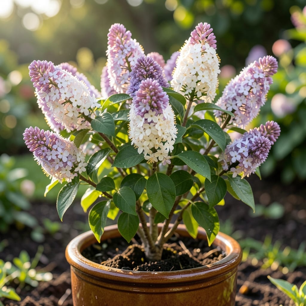 Dwarf Lilac Compact Flowering Bushes