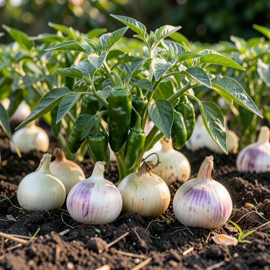 Onions for Underground Pest Control