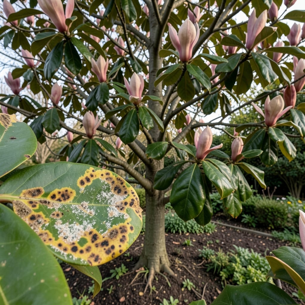 Magnolia Leaf Disease: Visual Guide to Early Signs and Organic Treatment