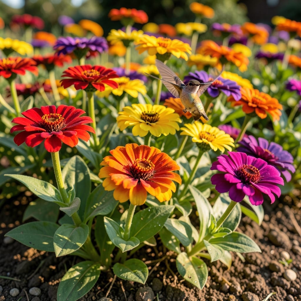 Zinnia for Continuous Blooms