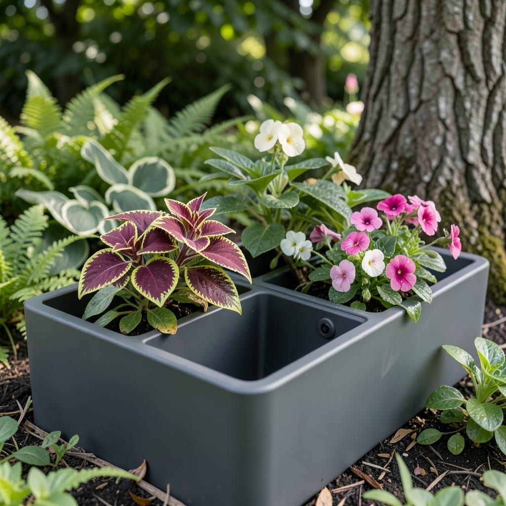 Self-Watering Resin Troughs