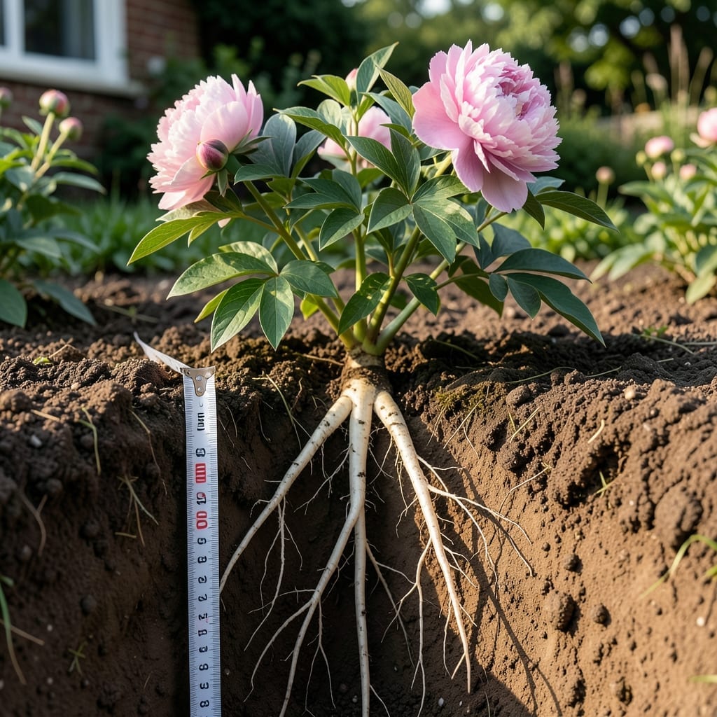 How Deep Do Peony Roots Grow: Planting Depth for Healthy Blooms