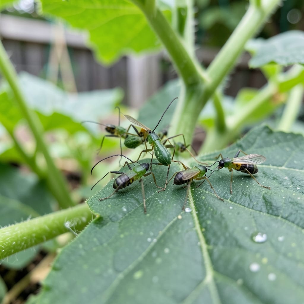 Aphids on Cucumber Plants: Safe Soap Solution for Green Thumbs