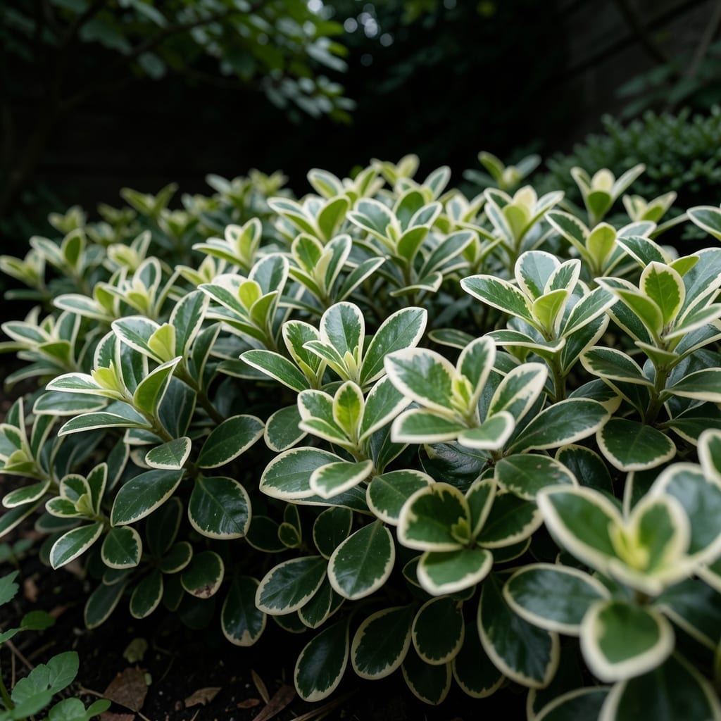 Justice Boxwood Variegated Foliage