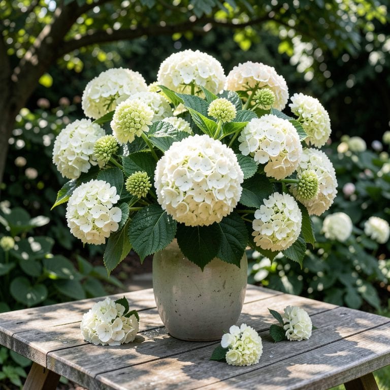 Endless Summer White Hydrangea: Season-Long Blooms with Minimal Effort