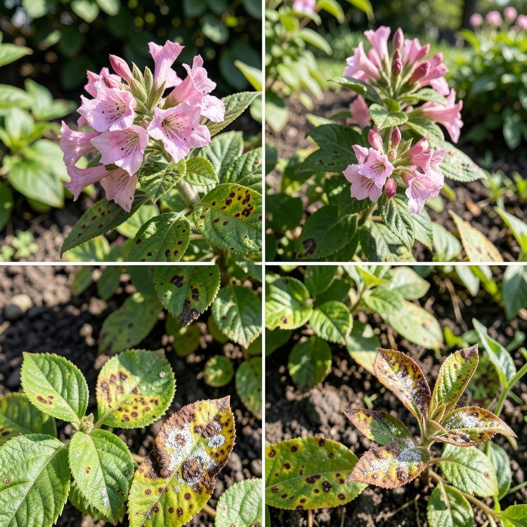 Weigela Diseases Photos: Visual Guide to Spot and Treat Common Issues Weigela Diseases Photos: Visual Guide to Spot and Treat Common Issues