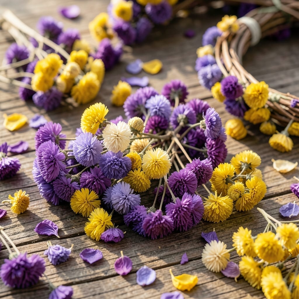 Dried Statice Flowers