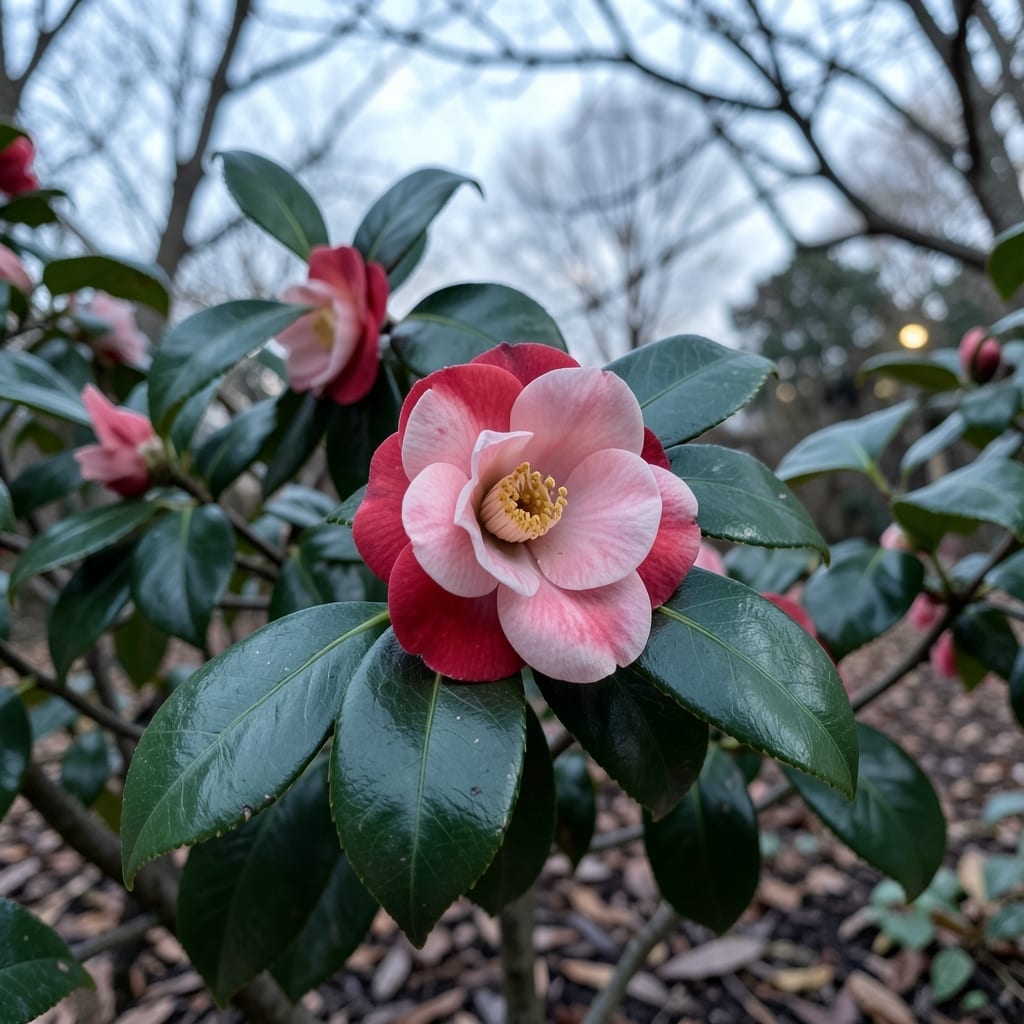Camellia for Winter Interest