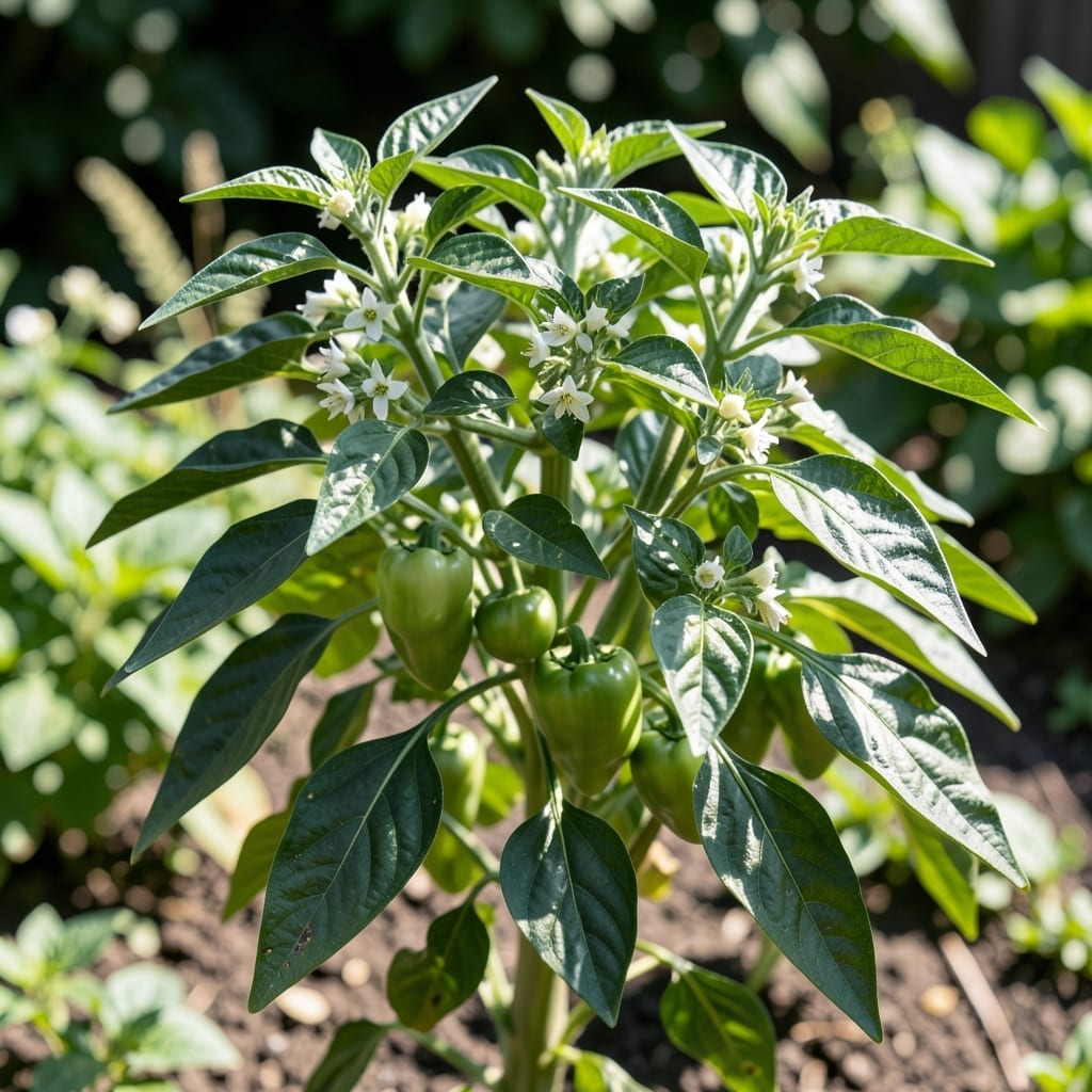 Small Light Green Peppers: Ideal Light Conditions for Thriving Plants
