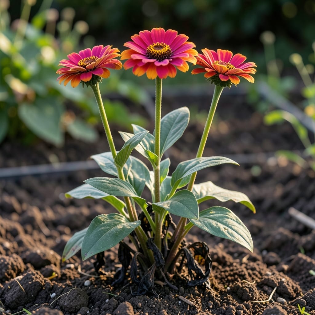 Zinnia Stem Rot: Early Signs and Organic Fixes