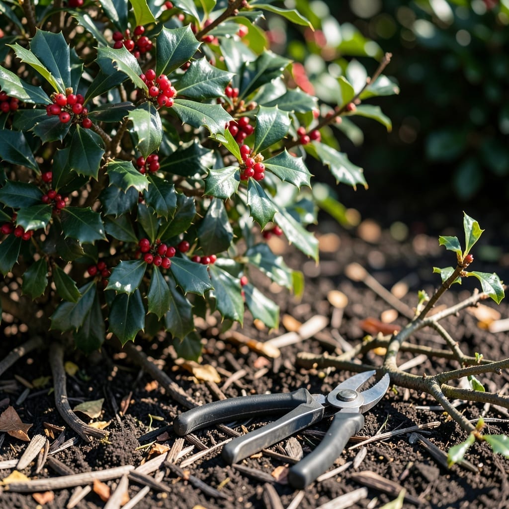 How Much Can You Cut Back Holly Bushes: Safe Pruning Limits Explained