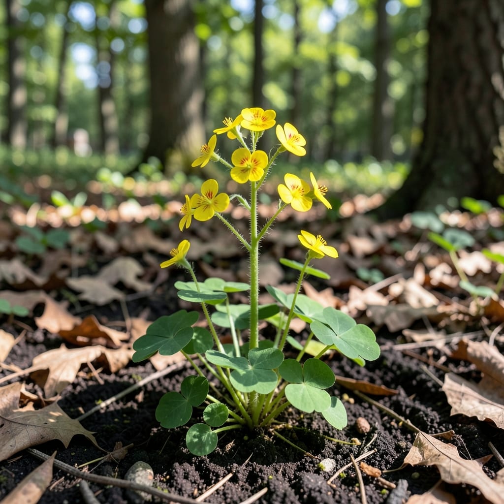 Slender Yellow Woodsorrel Edible: Toxic Risks and Safe Identification Guide