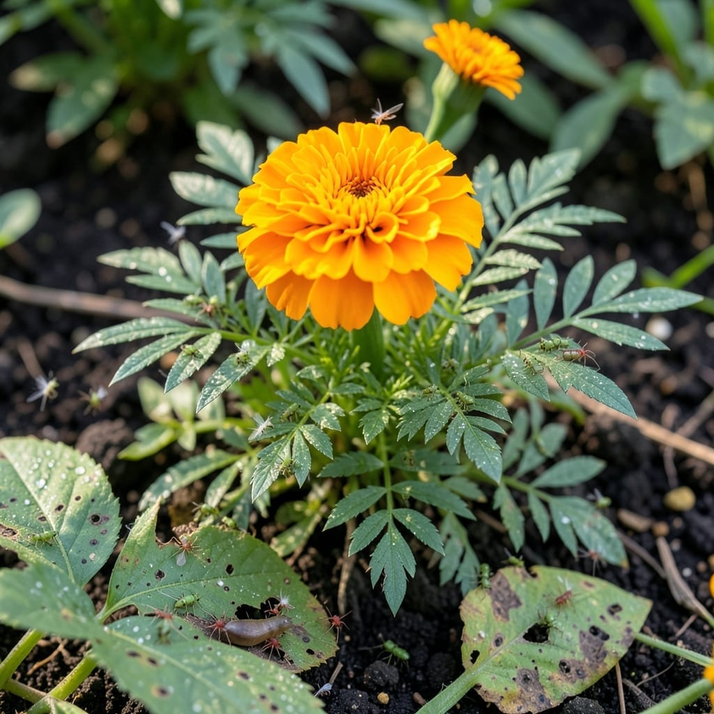 Marigold Pests: Safe Organic Removal for Thriving Blooms
