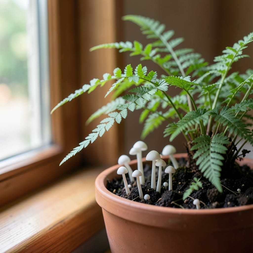 Little White Mushrooms in Potted Plants: Safe Removal and Prevention Tips