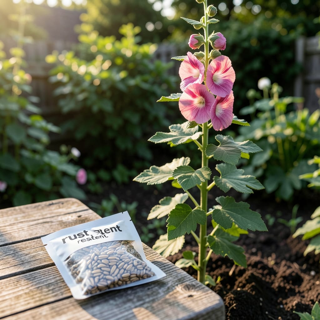 Rust Resistant Hollyhock Seeds: Top Varieties and Growing Guide Rust Resistant Hollyhock Seeds: Top Varieties and Growing Guide