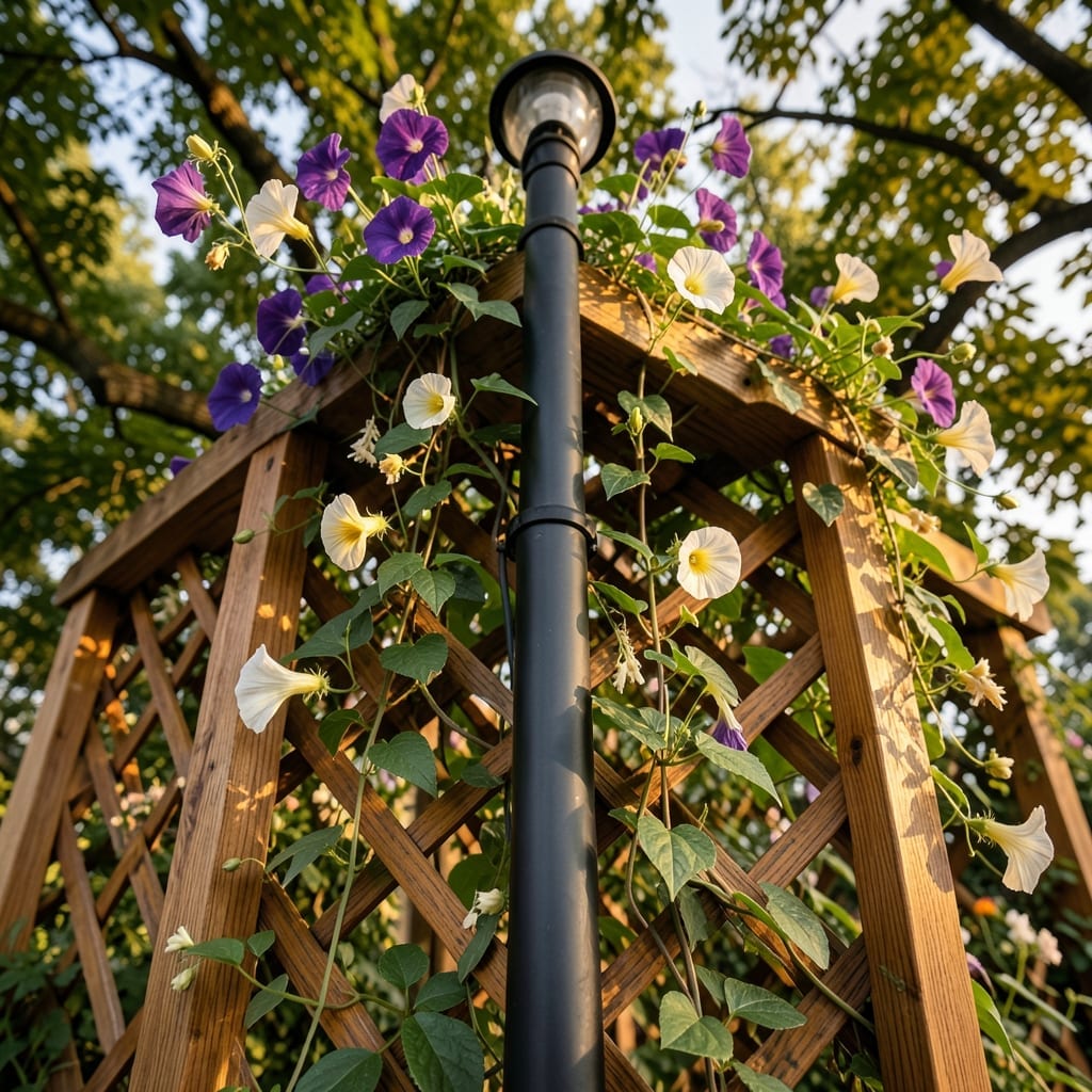 Trellis with Climbing Vines