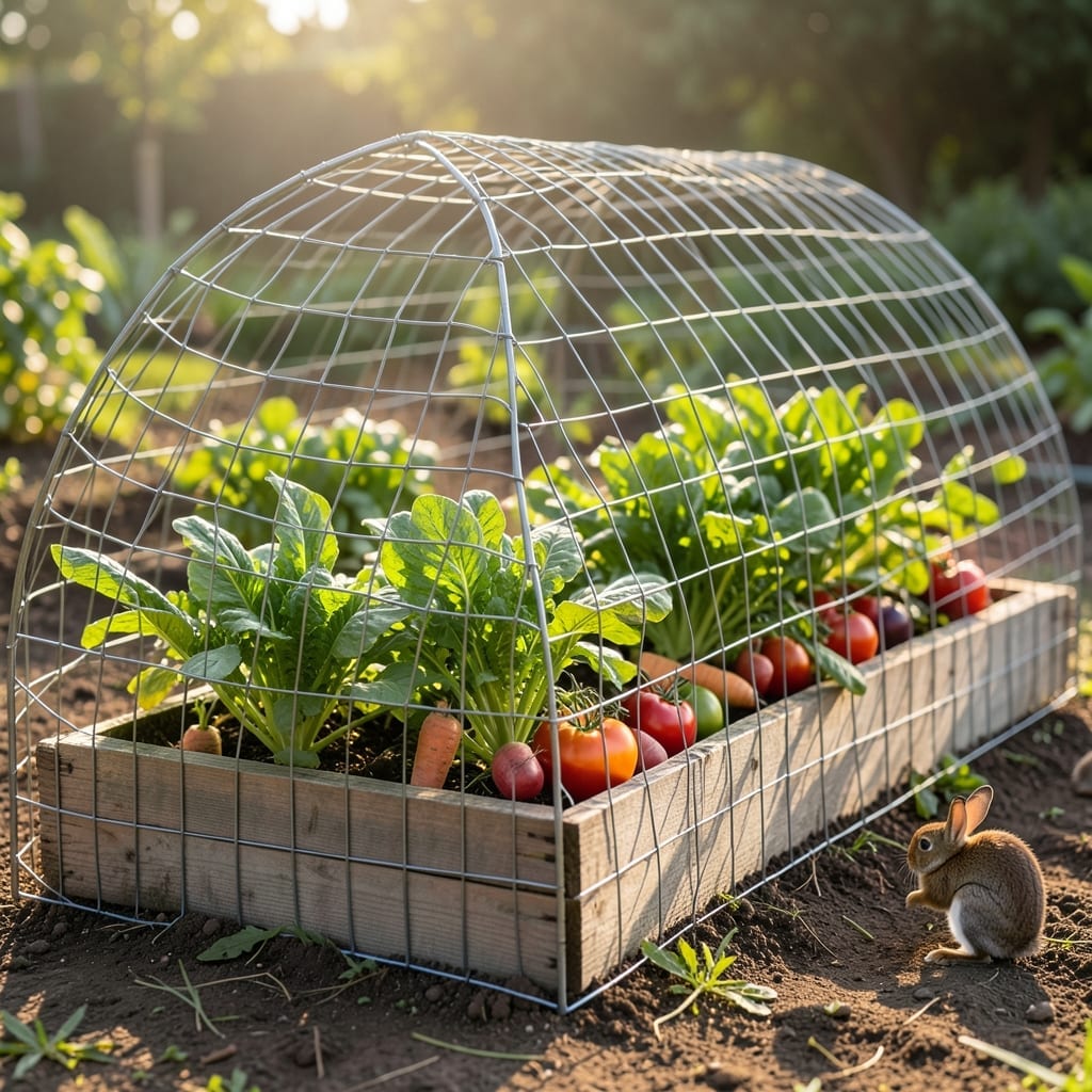 Chicken Wire Garden Enclosure