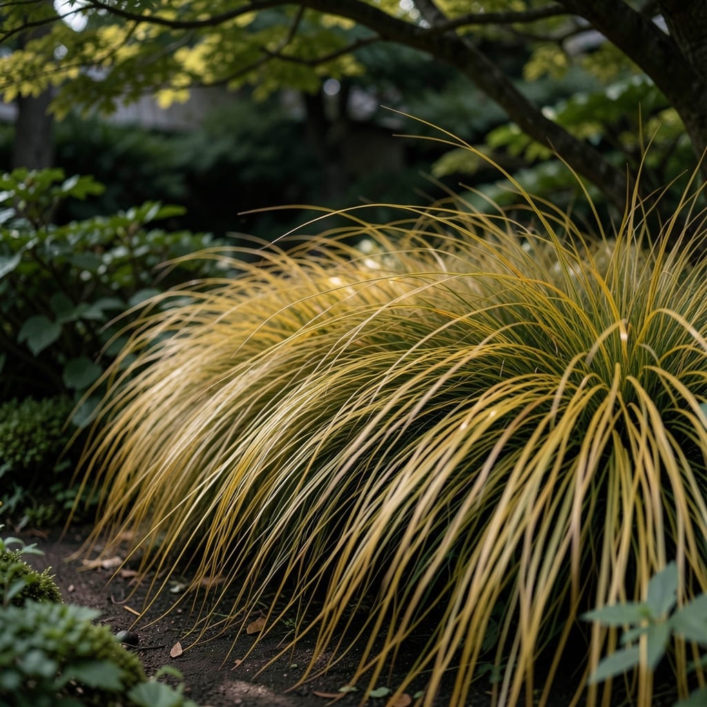 Japanese Forest Grass for Golden Accents