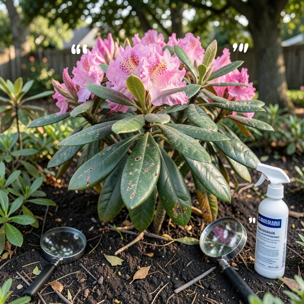 Rhododendron Fungal Diseases: Visual Guide to Early Identification and Safe Removal
