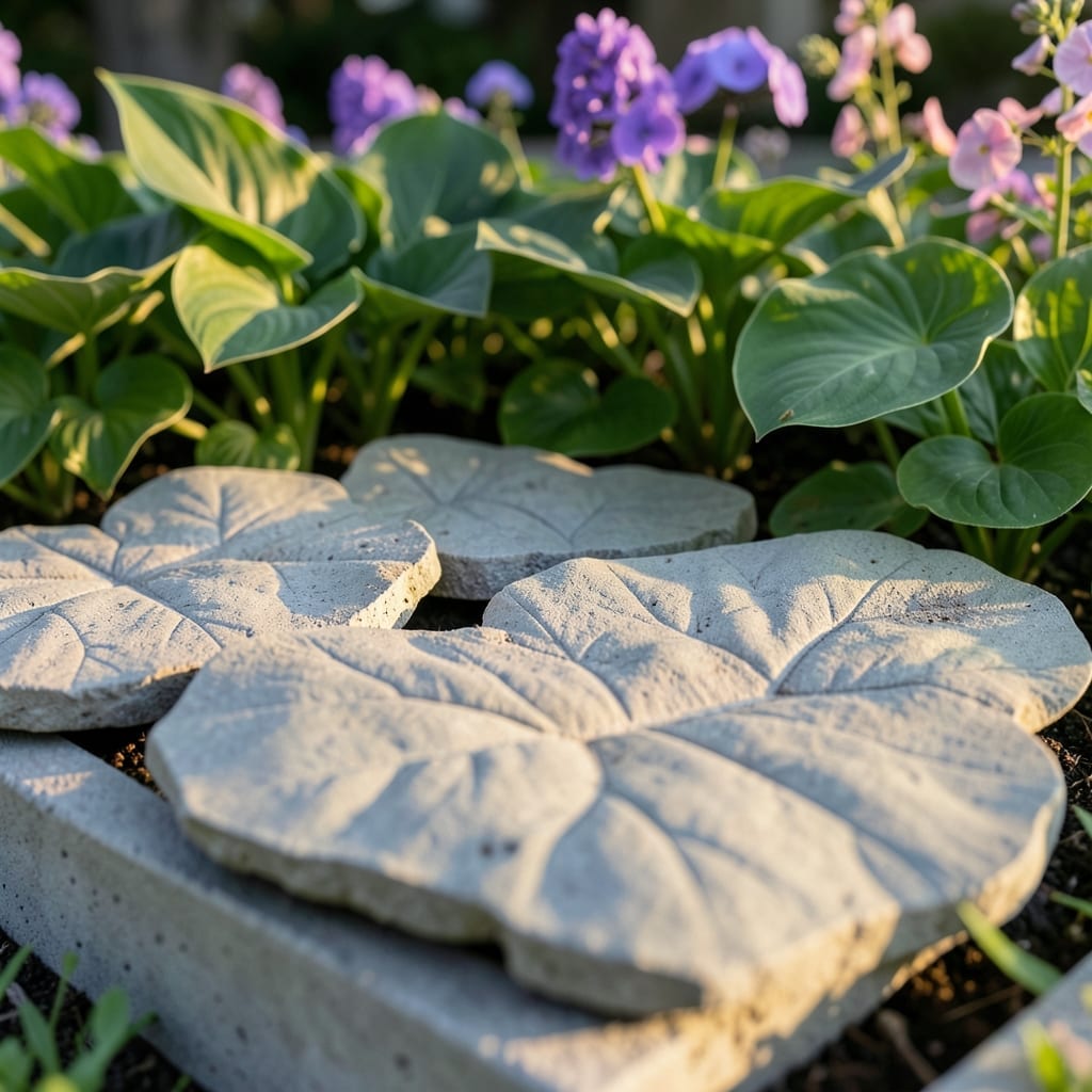 DIY Concrete Leaf Casts