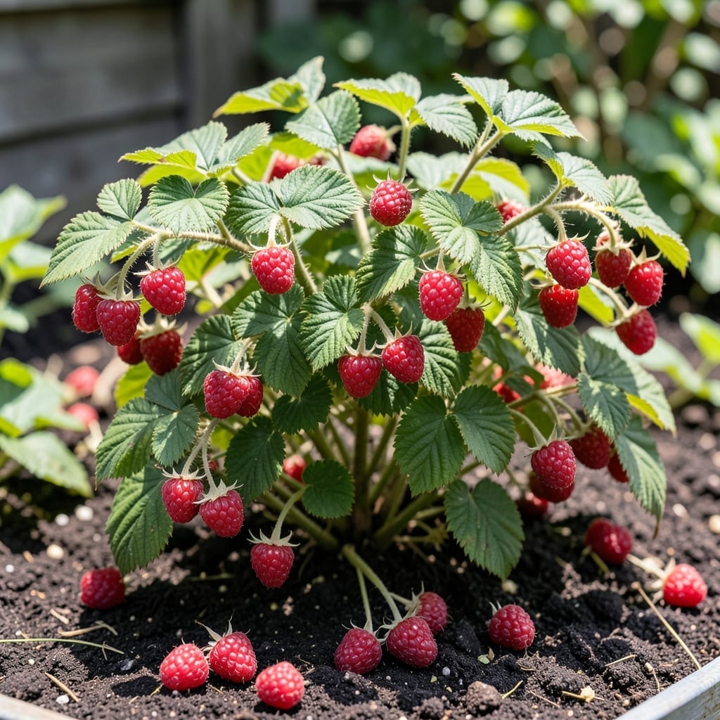 Full Grown Raspberry Bush: Pruning Tips for Bigger Harvests Full Grown Raspberry Bush: Pruning Tips for Bigger Harvests