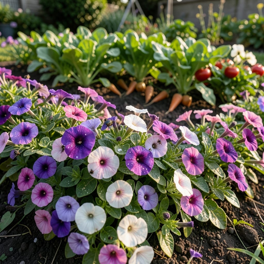 Petunias for Aphid and Leafhopper Defense
