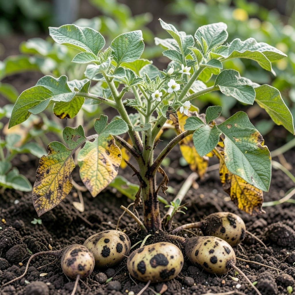Potato Verticillium Wilt: Early Signs and Organic Control Methods