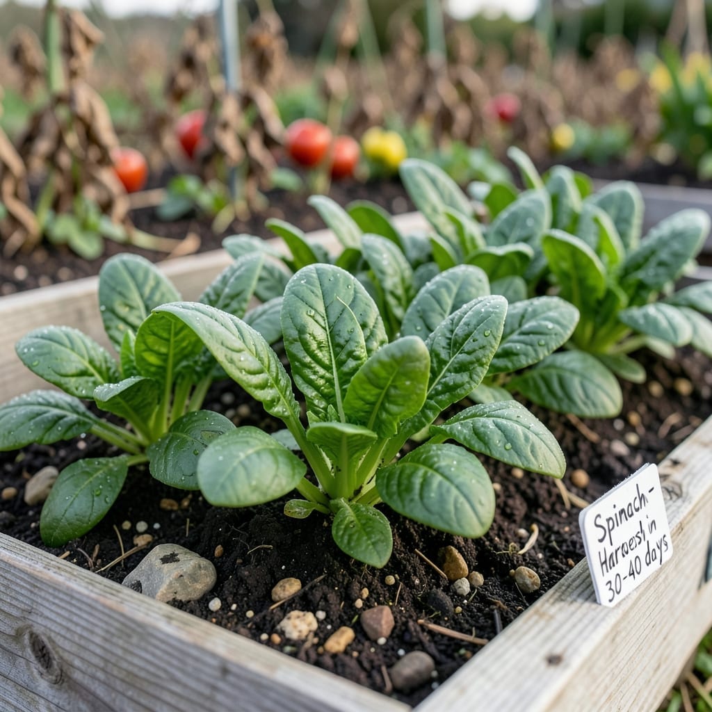 Spinach for Cool Season Crops