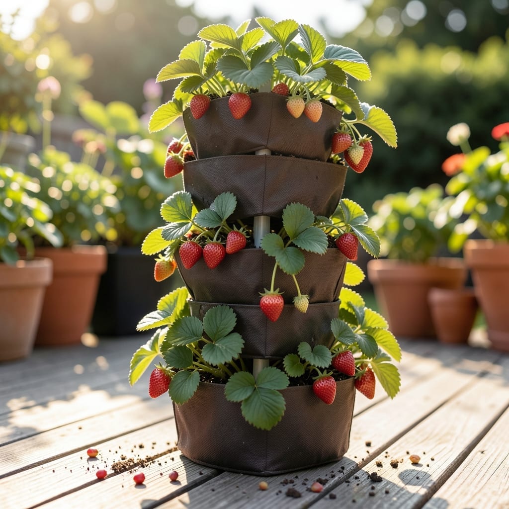 Strawberry Tower Garden