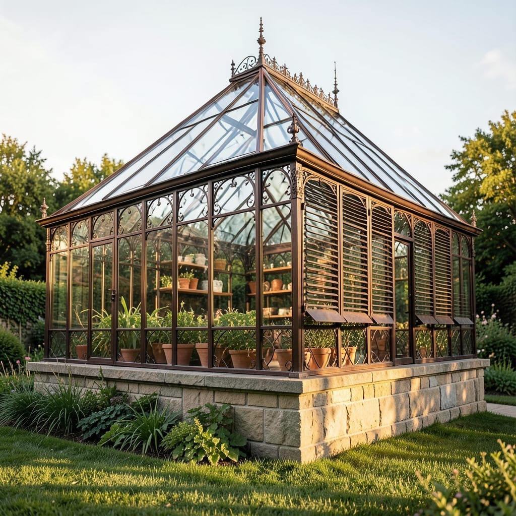 Victorian Style Glass Greenhouse